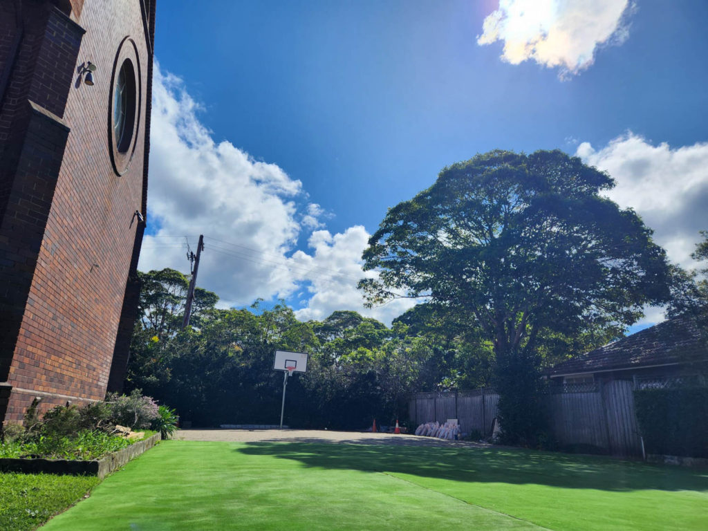 Roseville Building Services St Barnabas Anglican Church Courtyard